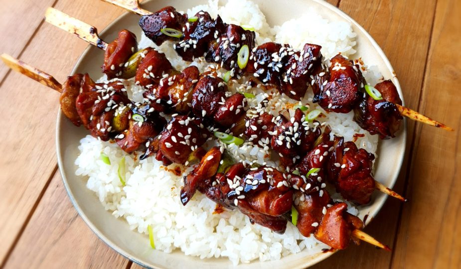 Yakitori Recette : Yakitori (brochettes De Poulet Japonaises) Recette Facile