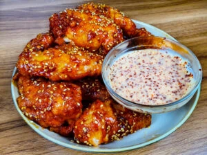 wings coréennes au gochujang