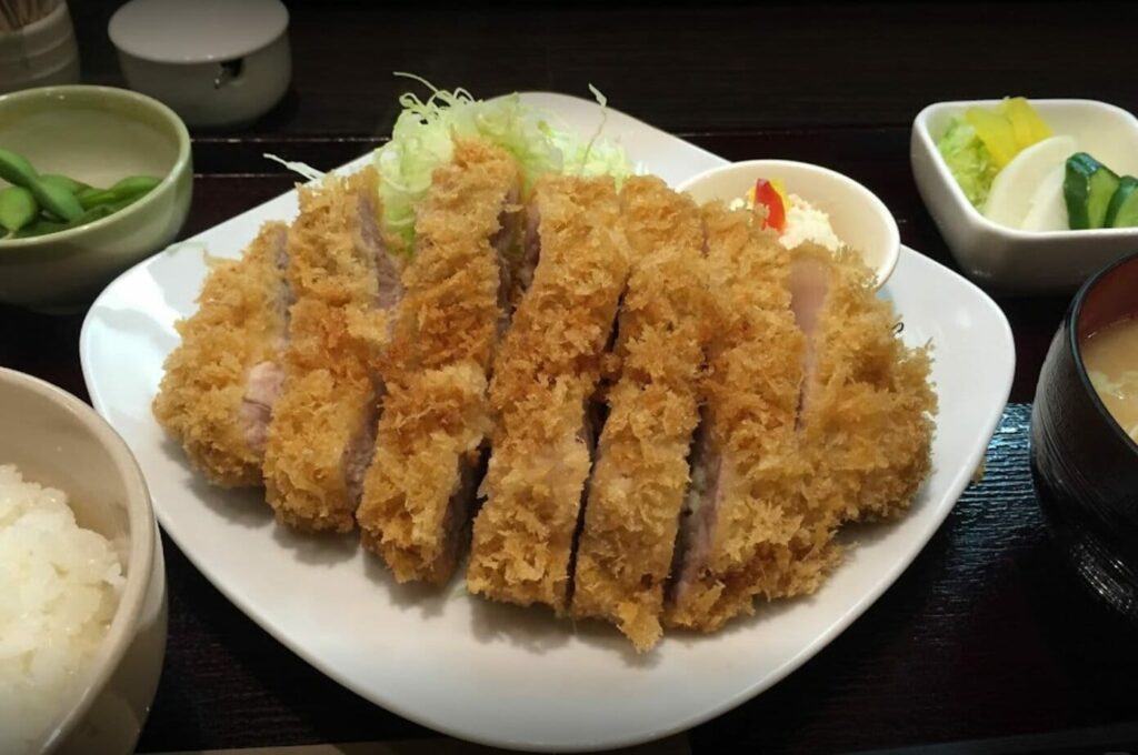 tonkatsu dans un restaurant au japon