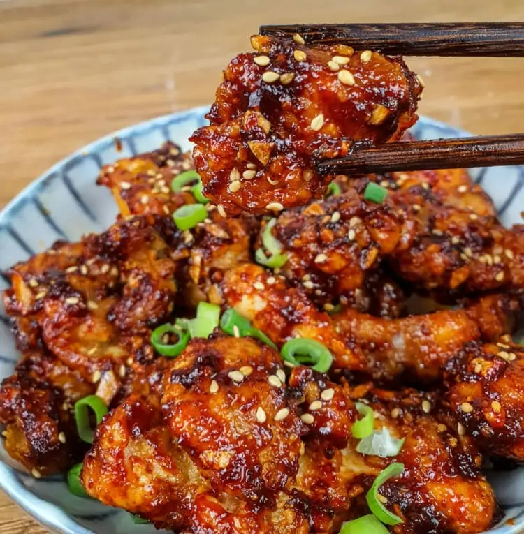 Spicy tenders coréens