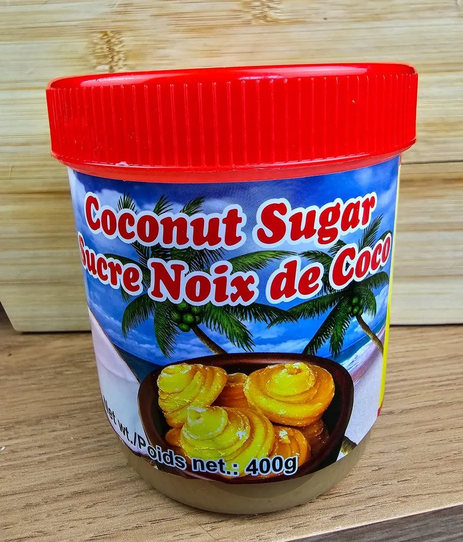 sucre de coco en pot