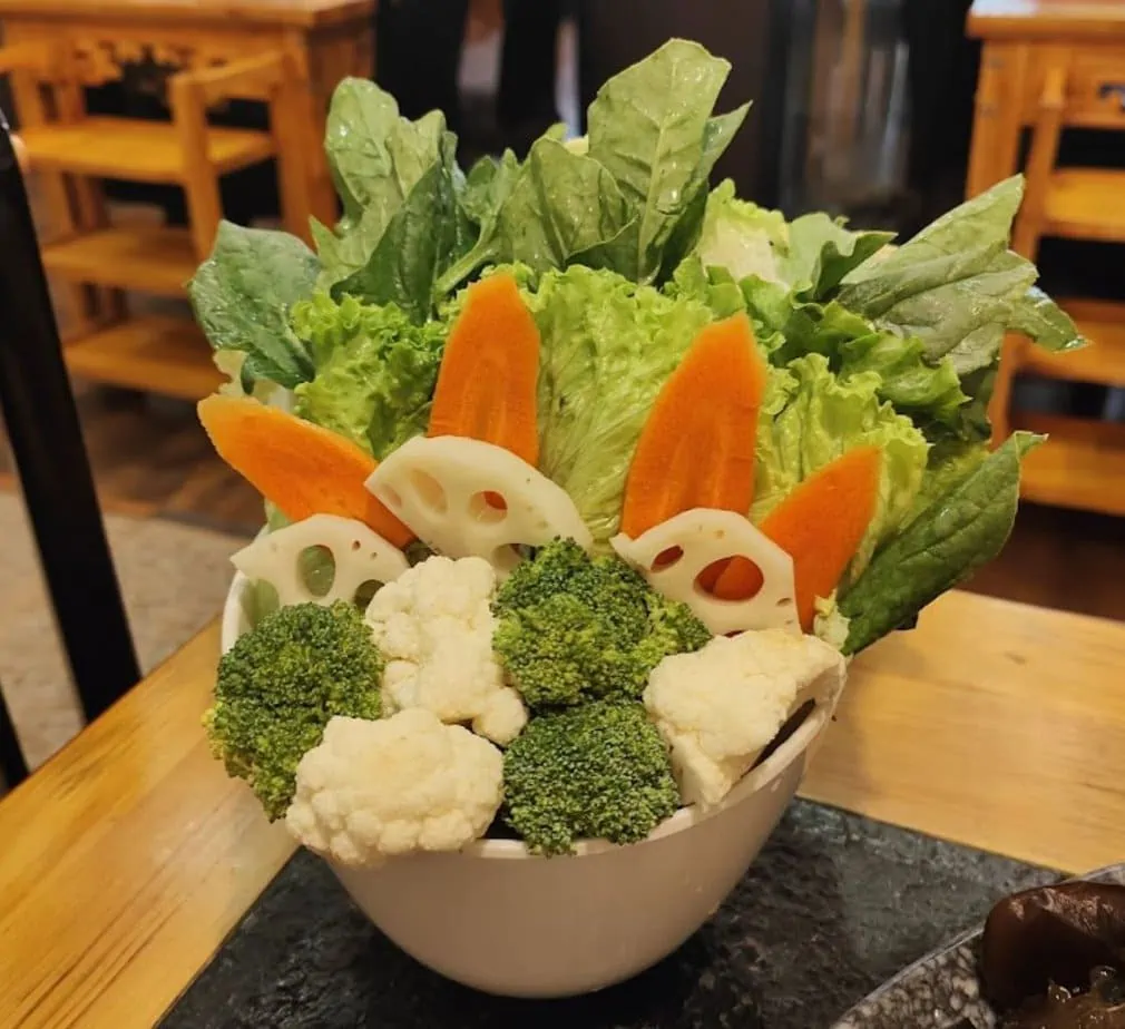 légumes pour fondue chinoise