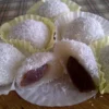 perles coco au haricot rouge dans des emballages à cupcakes