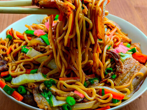 Authentic Yakisoba - Japanese Stir-Fried Noodles