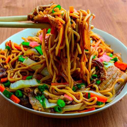 Authentic Yakisoba - Japanese Stir-Fried Noodles