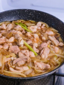 poulet dans wok