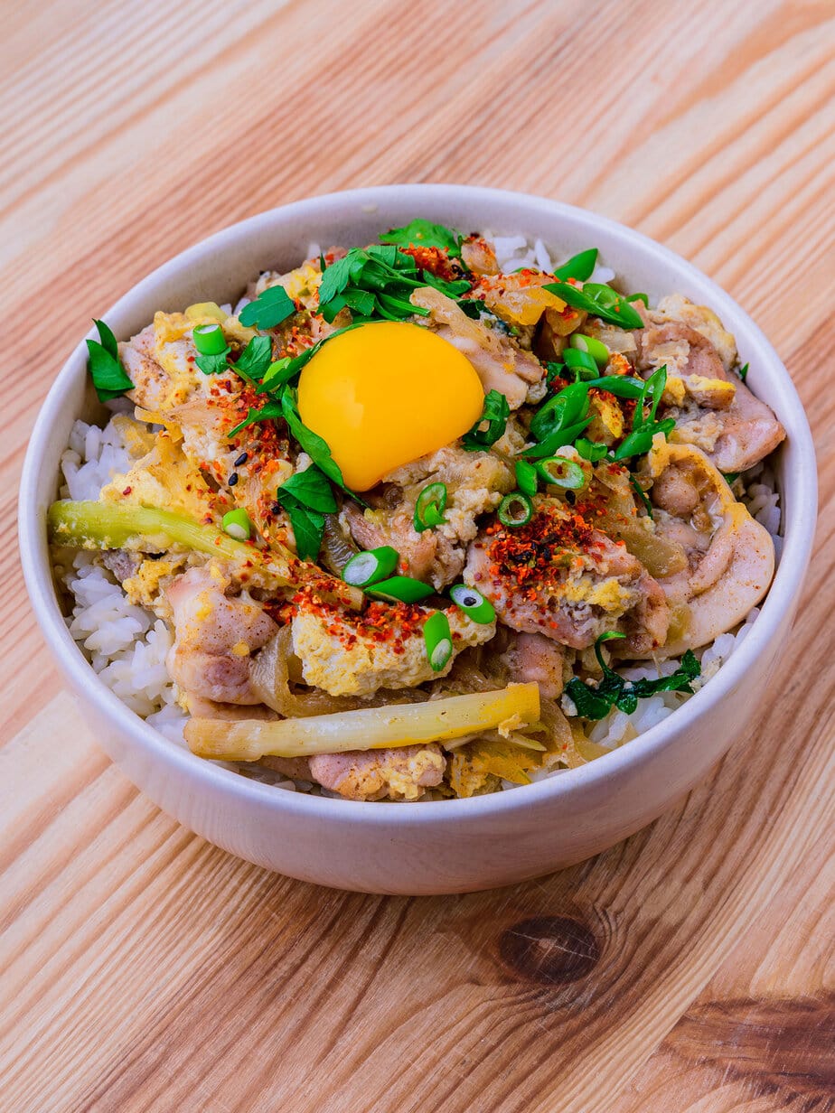 Oyakodon Japanese Chicken And Egg Bowl