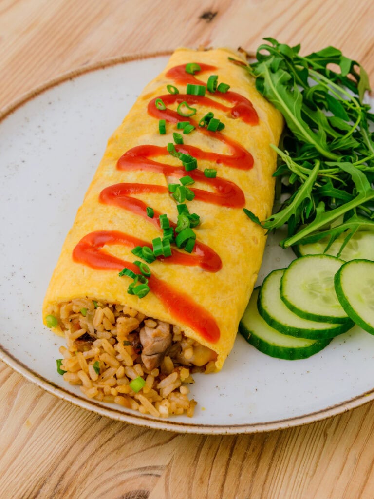 Omurice - Japanese Rice Omelette