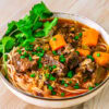 Bo kho sur gond de bois