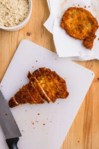 Miso katsu découpées