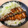 miso katsu sur fond de bois