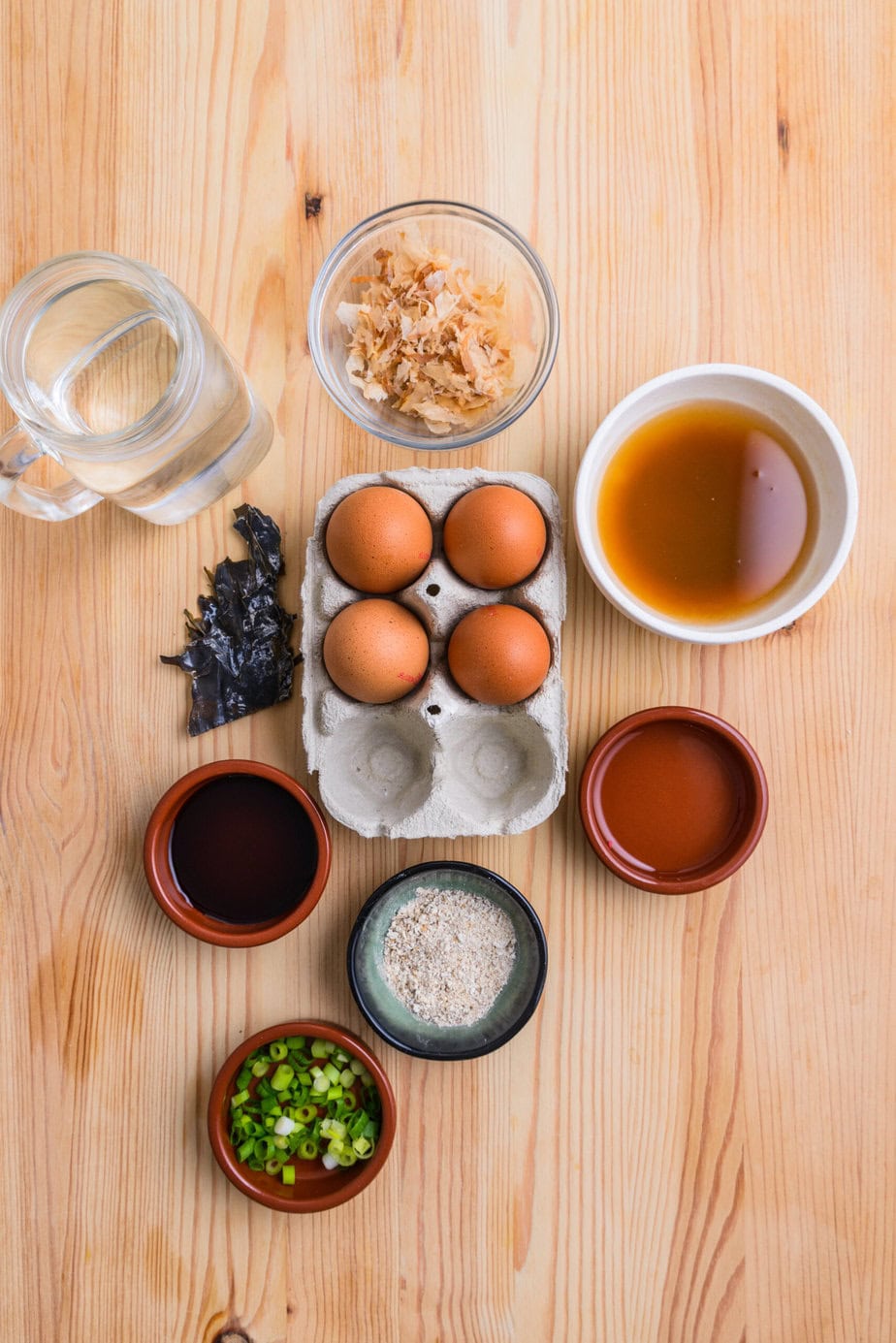 ingredients for onsen tamago