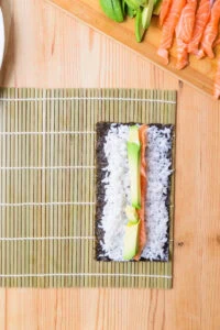 garniture mise sur nori