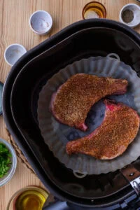 Cuisson dans air fryer
