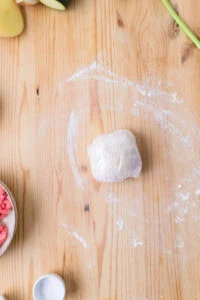 pâte couverte film plastique