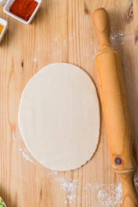 pâte étalée rouleau