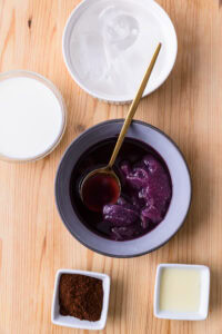 ube halaya avec liquide