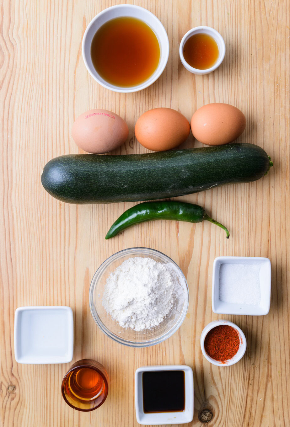 Beignets de courgette - Ingrédients