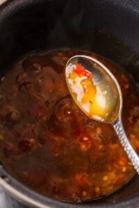 Sauce épaissie cuiller