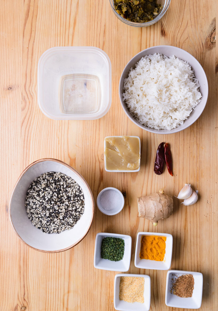 Dal Bhat—Ingredients