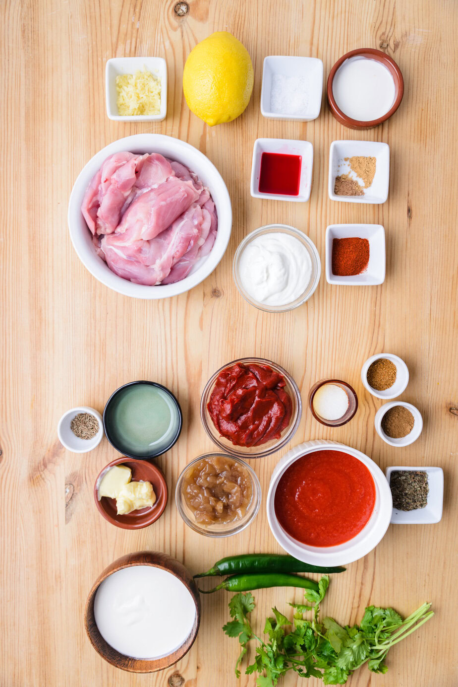 Butter Chicken - Ingrédients