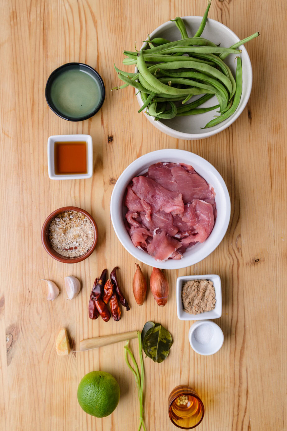 Pad Prik Gaeng - Ingrédients