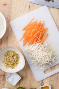 Cơm gà Phú Yên - Préparer les ingrédients