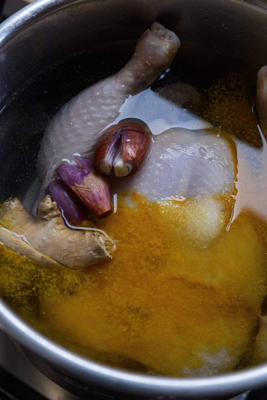 Cơm gà Phú Yên - Cuisson du poulet