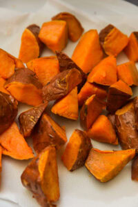 Daigaku-imo - Retirer et égoutter.