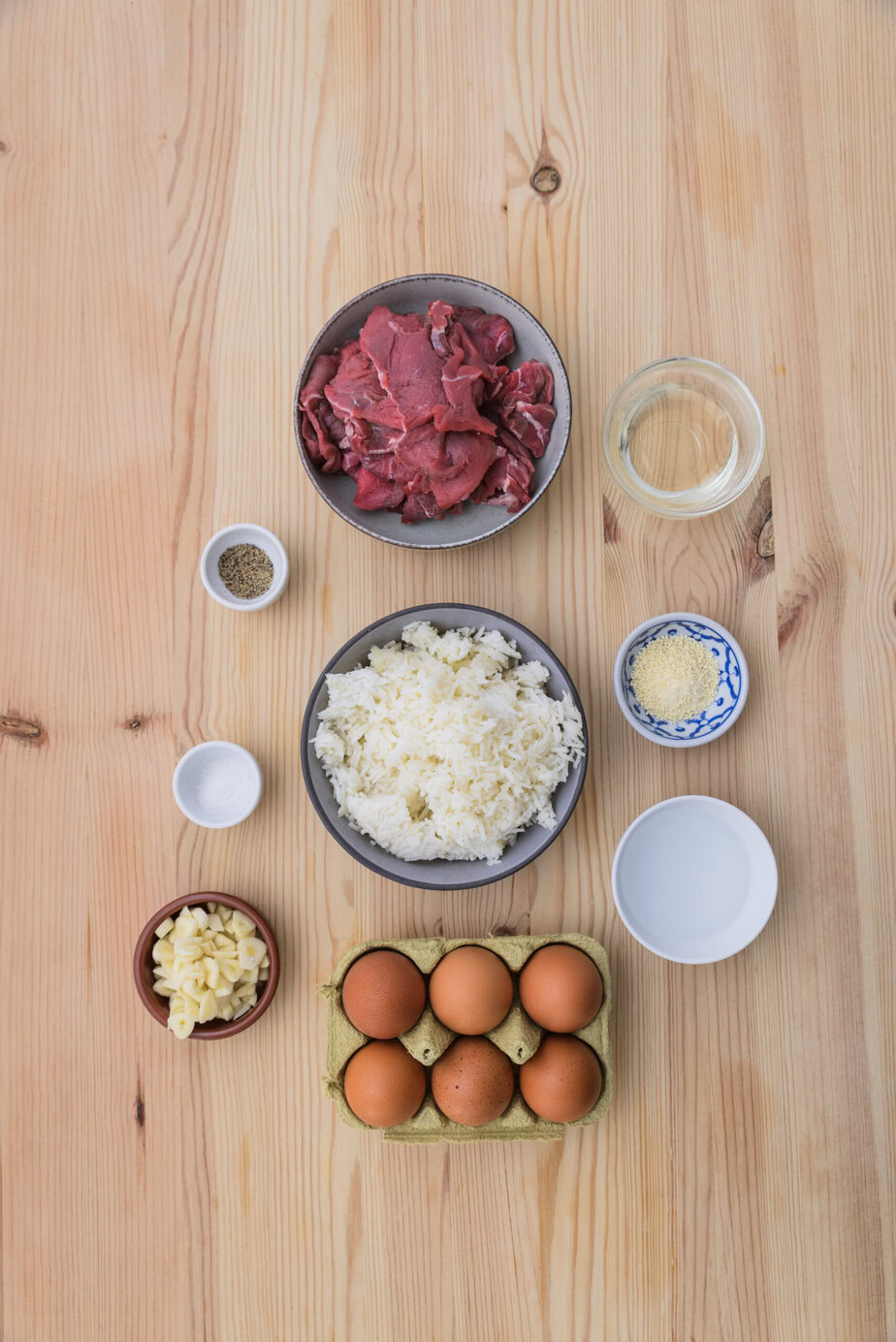 Tapsilog - Ingrédients