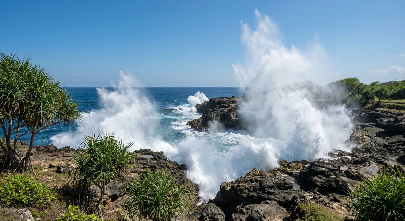 Devil's Tear sur l'île de Nusa Lembongan