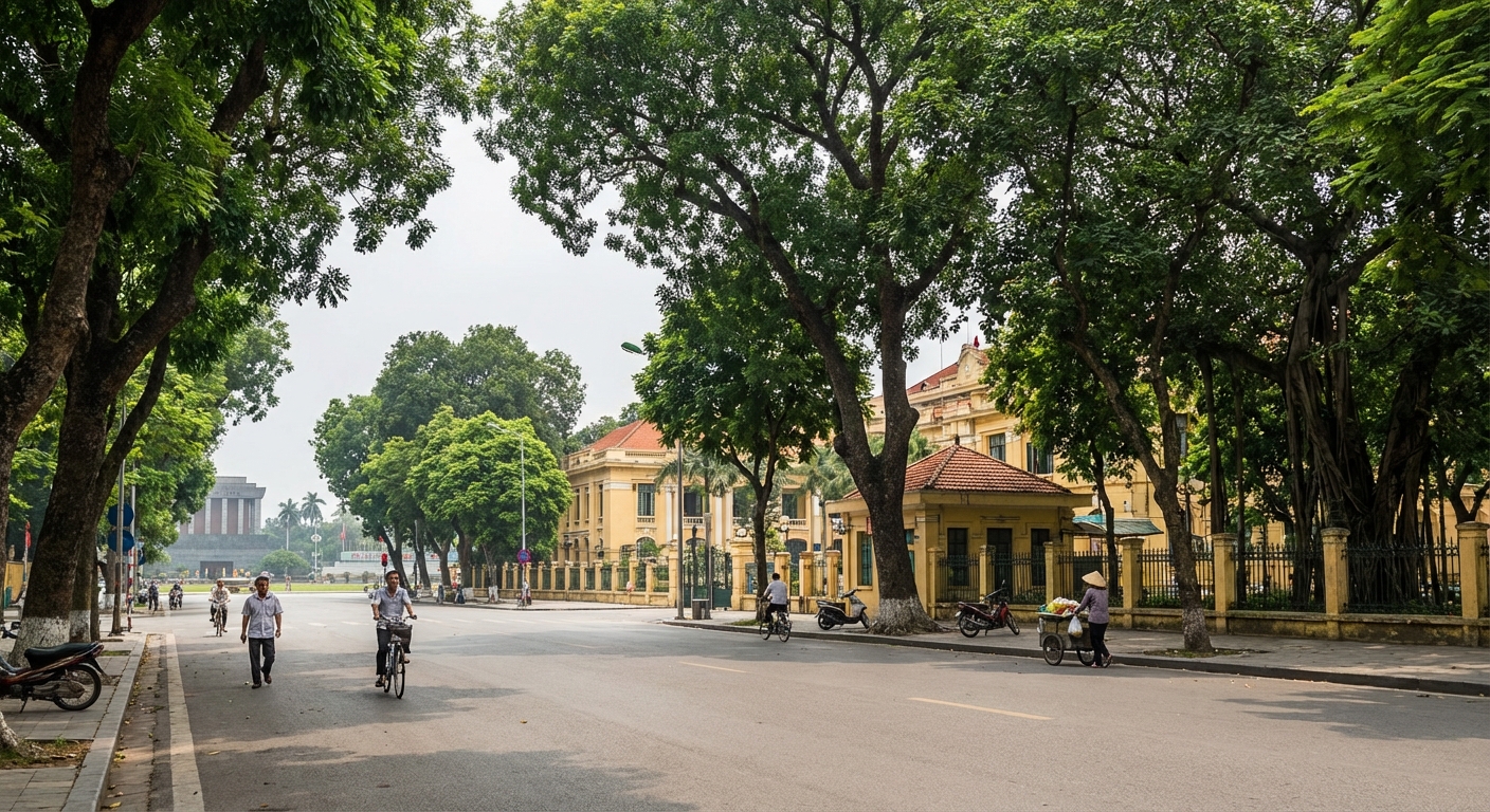 West Lake Hanoi - Promenade au bord du lac Tay Ho