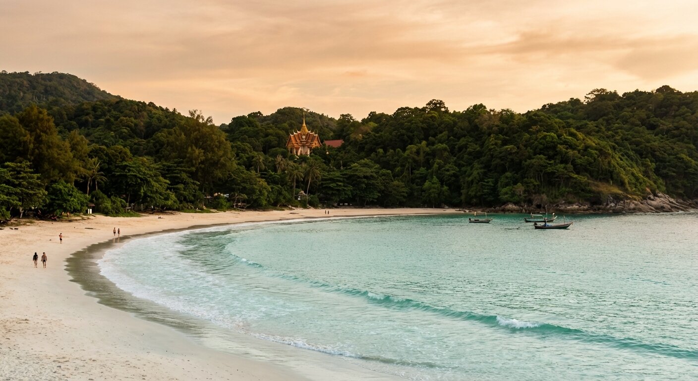 Nai Harn Beach, la plus belle plage de baignade de Phuket