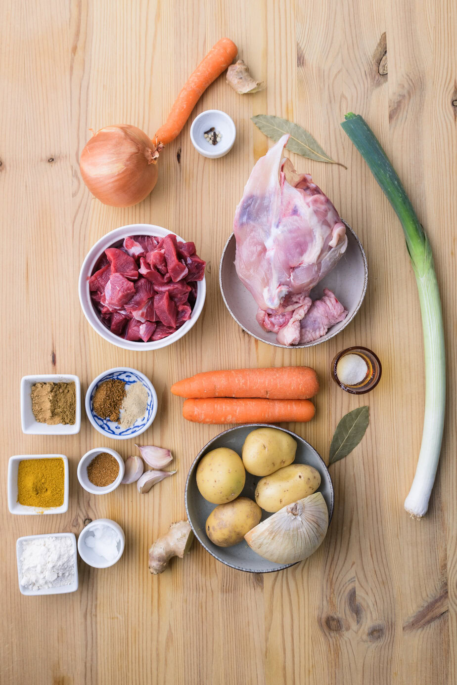 bifu kare - Ingredients