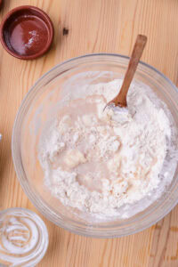 Naan - Mélanger le tout