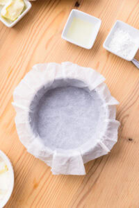 Cheesecake japonais - Tamiser ensemble la farine