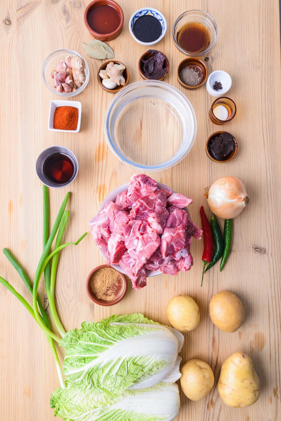 Gamjatang - Ingredients