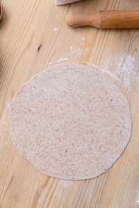 Authentique Paratha - Deuxième étalage et deuxième pliage