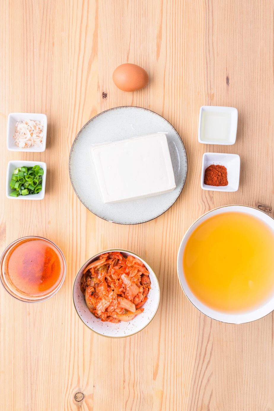 Authentique sundubu jjigae - Ingrédients