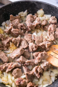 Boeuf pares - Ajouter le boeuf.