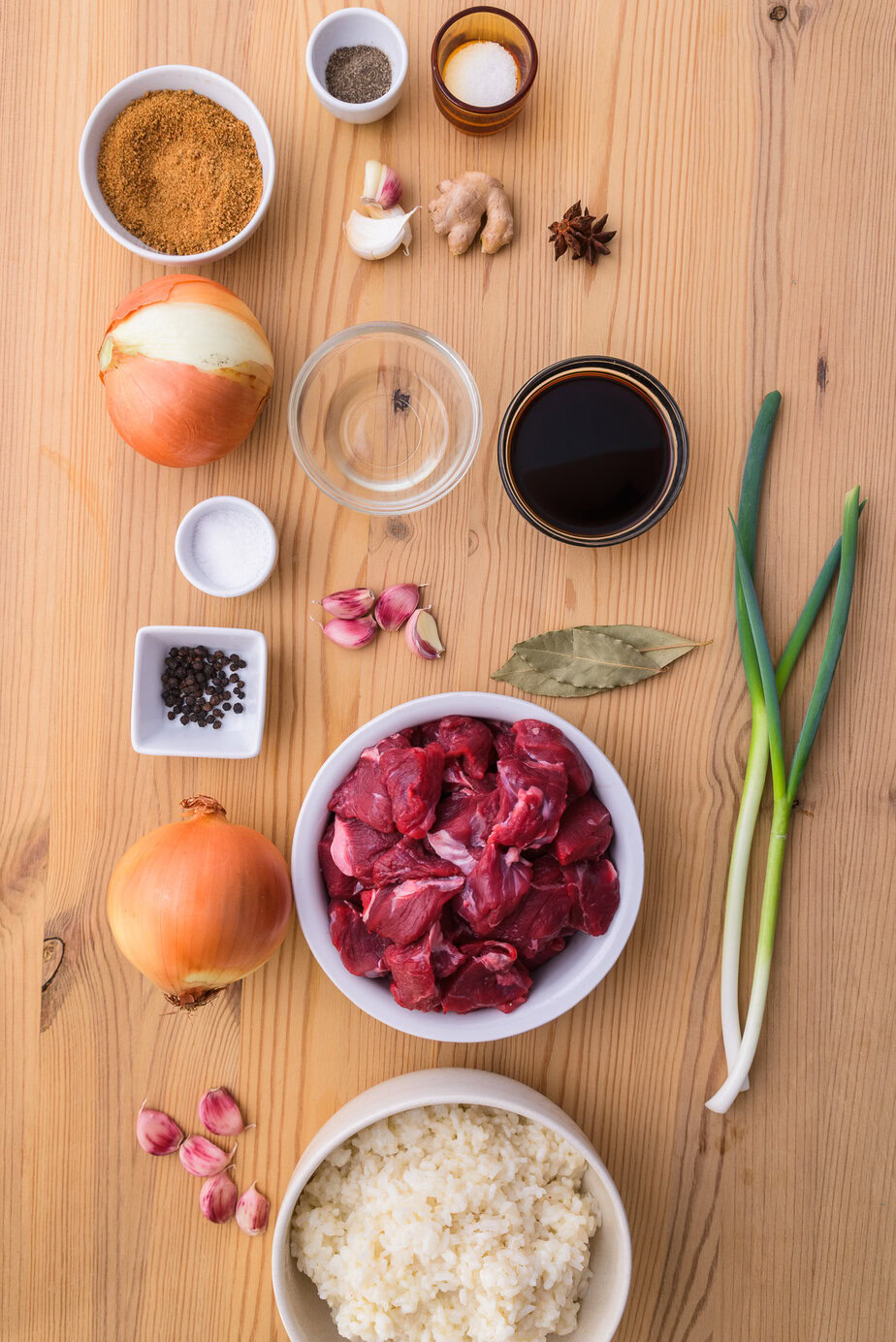Bœuf pares - Ingrédients