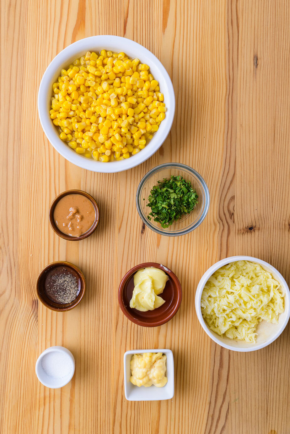 Corn cheese - Ingrédients