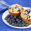 Muffins aux myrtilles - En-tete