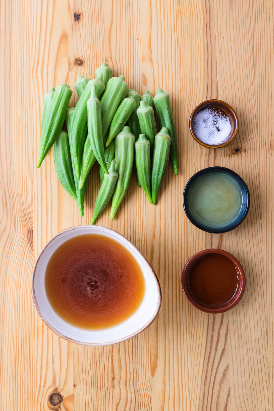 Okra no Ohitashi - Ingrédients