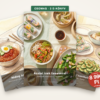 Pack de 3 e‑books de recettes asiatiques illustrées, promotion à 8 990 Ft.