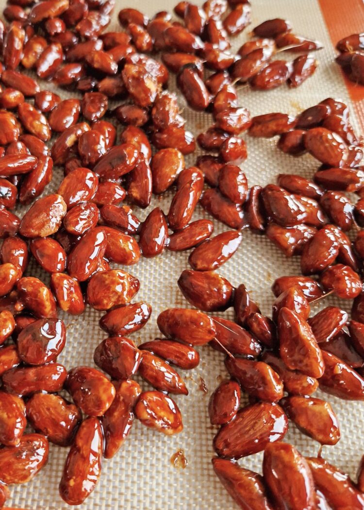 Amandes caramélisées en 3 ingrédients (sans gluten) - En-tete