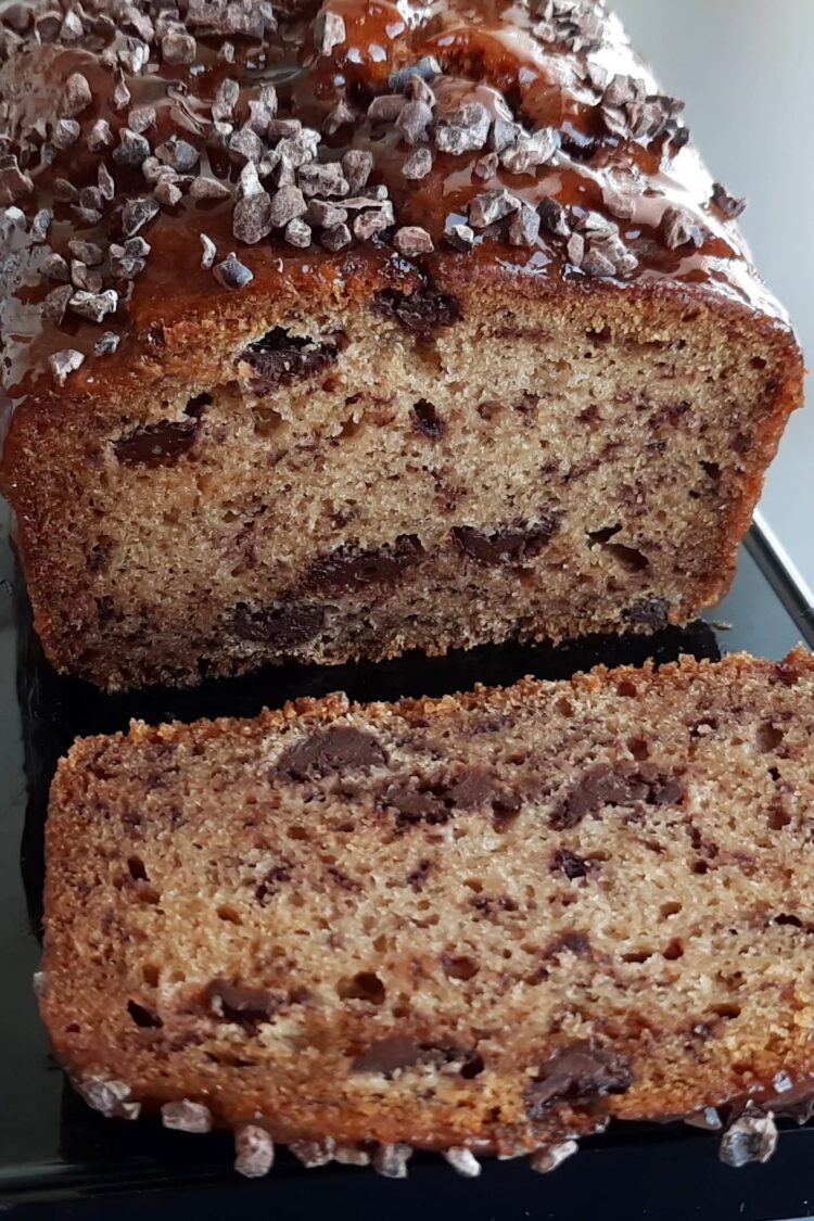 Banana bread chocolat sans gluten - En-tete