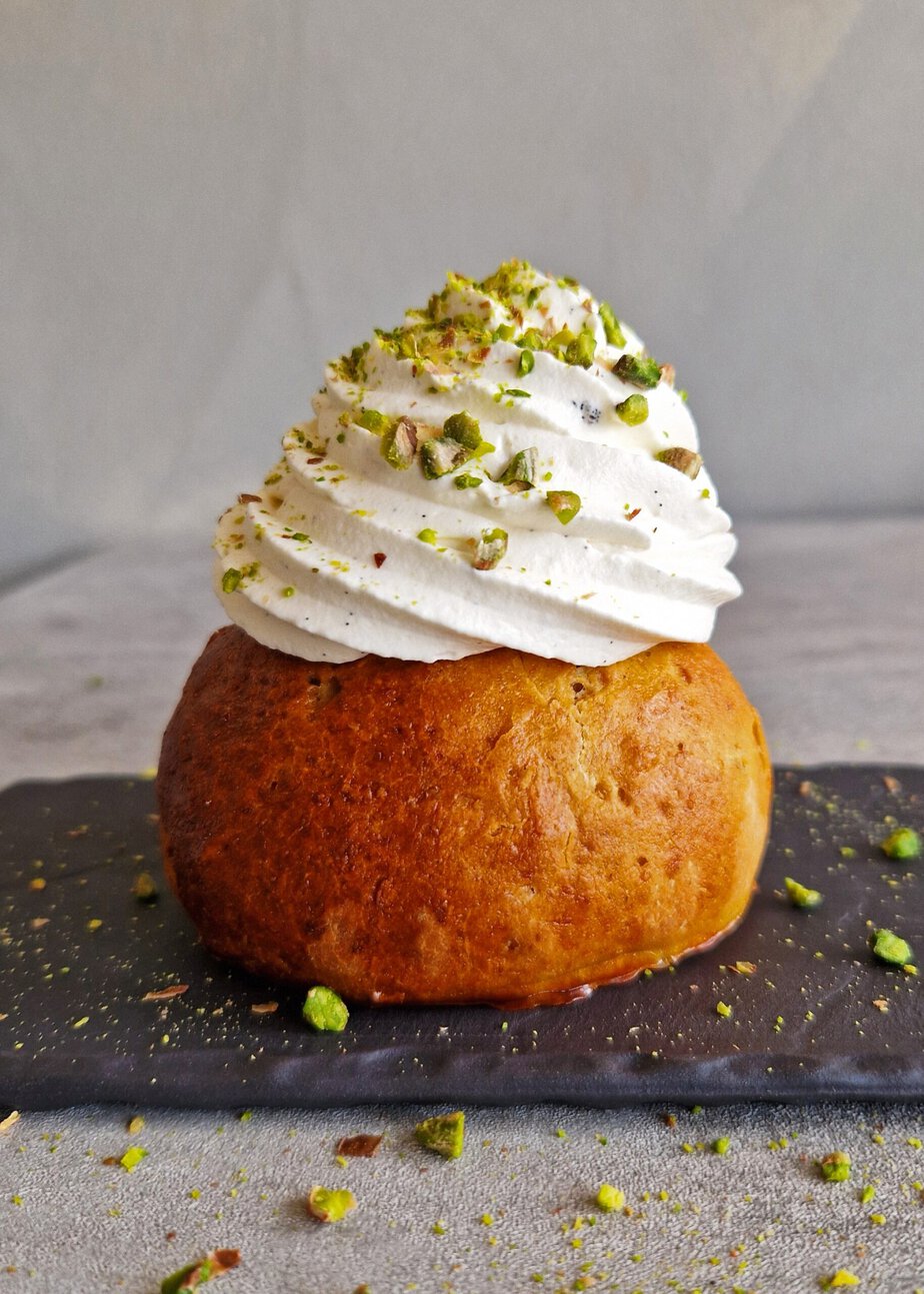 Buns à la crème pistache