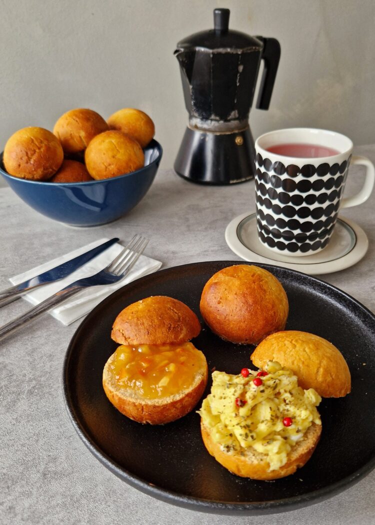 Buns sans gluten au zeste d’orange - En-tete