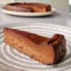 Cheesecake basque chocolat sans gluten allégé - En-tete